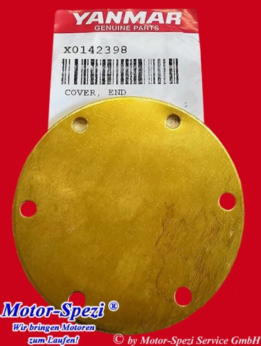 Yanmar Deckel für Seewasserpumpe 2GM20-YEU und 3GM30-YEU, original X0142398